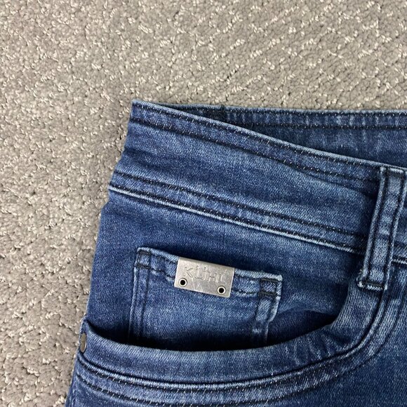 Kuhl Jeans Klassik Men's 38 x 30 Fits 38 x 29 Blue Indigo Dye Stretch - Picture 3 of 16